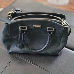 Black leather Kate Spade Purse